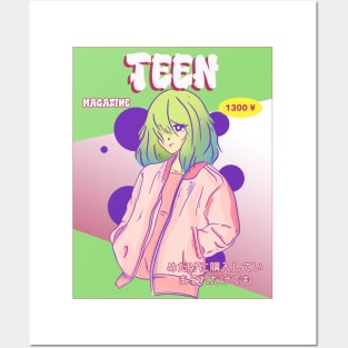 Teen Anime Magazine Posters and Art